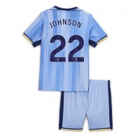 Tottenham Hotspur Brennan Johnson #22 Bortedraktsett Barn 2024-25 Kortermet (+ Korte bukser)